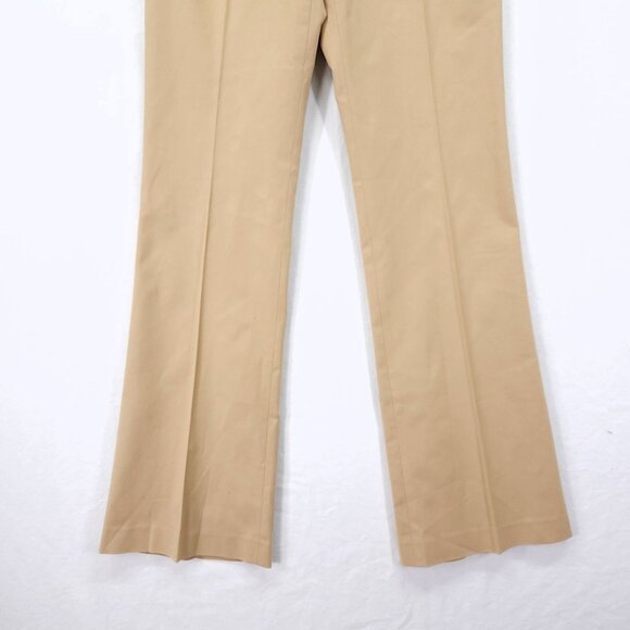 Theory Dress Pants Womens 10 Beige Flare Leg Stretch With Pockets - Picture 10 of 14